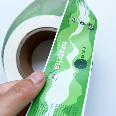 Acondicionamiento de los alimentos adhesivo de la etiqueta engomada de Logo Custom Bottle Label Waterproof