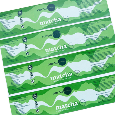 Acondicionamiento de los alimentos adhesivo de la etiqueta engomada de Logo Custom Bottle Label Waterproof