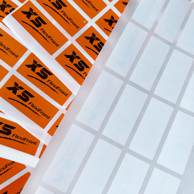 Las etiquetas privadas de encargo cubrieron la impresión en color de papel de la etiqueta engomada cuatro adhesivos