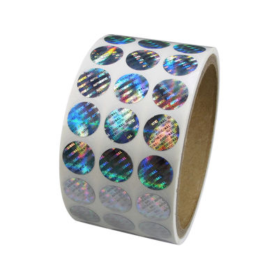 2.as etiquetas engomadas de mudanza del holograma de la seguridad el rallar 3D de 2 * de los 3cm