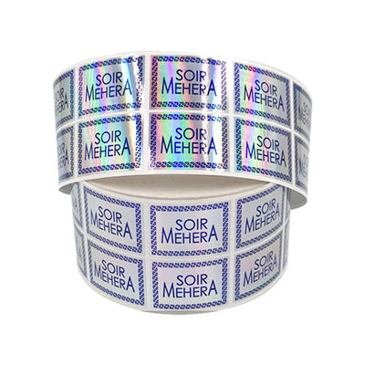 Hoja que imprime la etiqueta engomada segura auténtica del holograma de CMYK