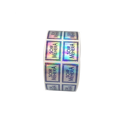 Hoja que imprime la etiqueta engomada segura auténtica del holograma de CMYK