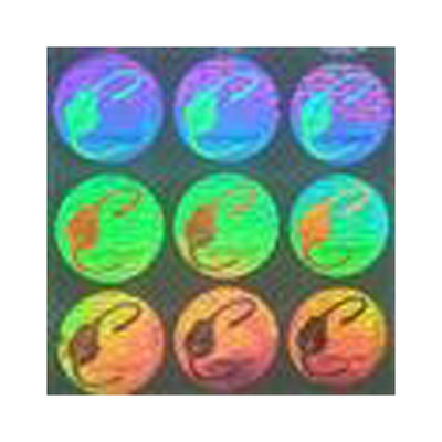 Etiquetas engomadas del holograma de la seguridad del color de ISO9001 2008 CMYK para el certificado