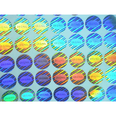 Etiquetas olográficas autas-adhesivo de la seguridad del laser para la botella de cristal