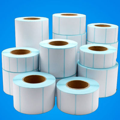 La forma cortada con tintas CMYK colorea las etiquetas en blanco impermeables ISO9001 2000