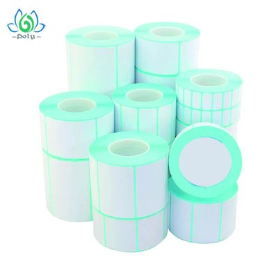 Altas etiquetas autoadhesivas en blanco adhesivas del disco de vinilo de la prenda impermeable, etiquetas en blanco del rollo