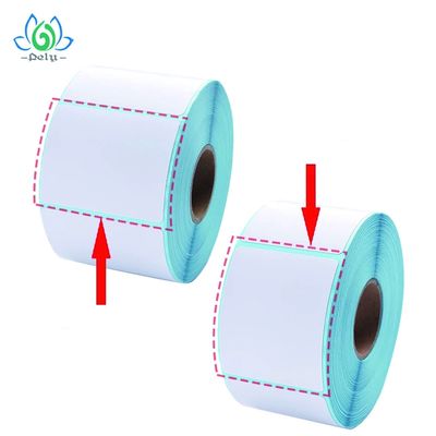 Altas etiquetas autoadhesivas en blanco adhesivas del disco de vinilo de la prenda impermeable, etiquetas en blanco del rollo