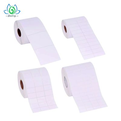 Altas etiquetas autoadhesivas en blanco adhesivas del disco de vinilo de la prenda impermeable, etiquetas en blanco del rollo