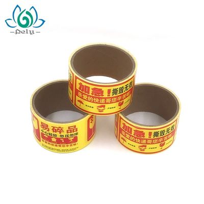 Dos capas del rectángulo Logo Printing Linerless Labels de encargo