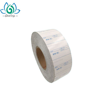 La prenda impermeable laminada brillante Linerless etiqueta sin el papel bajo