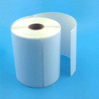 4*6” 250pcs/etiquetas de envío de encargo del rollo, etiqueta de envío en blanco