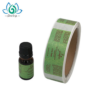 Tamaño impermeable Amber Bottle Adhesive Vinyl Stickers de base de 76m m