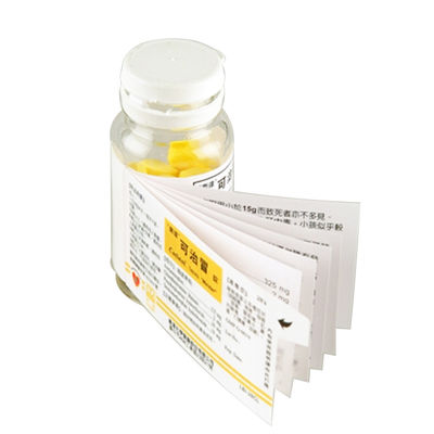 Diseño libre profesional 10Ml Vial Pharmacy Ancillary Label para la vitamina