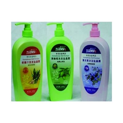 Etiquetas impermeables del color de Pely CMYK para las botellas del champú
