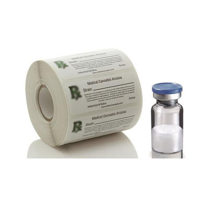 Prenda impermeable 10ml Vial Pharmacy Bottle Labels, etiquetas de la prescripción de la farmacia