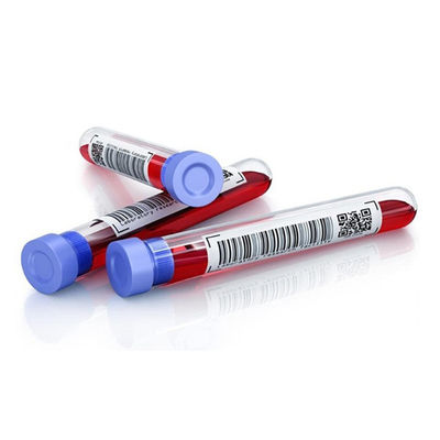 Etiquetas de advertencia de impresión ULTRAVIOLETA de la medicación de OPP para el tubo de la colección de la sangre