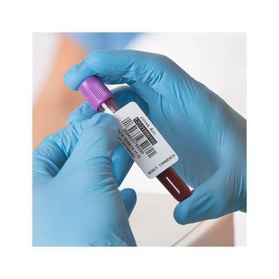 Etiquetas de advertencia de impresión ULTRAVIOLETA de la medicación de OPP para el tubo de la colección de la sangre