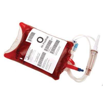 Etiqueta engomada de impresión ULTRAVIOLETA del bolso de la sangre del rectángulo para los hospitales