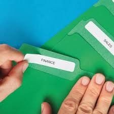 Dymo 99017 etiquetas compatibles de la carpeta de Manila de la etiqueta de la carpeta de archivos