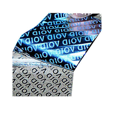 Modifique las etiquetas de la seguridad para requisitos particulares de Logo Die Cut Tamper Evident