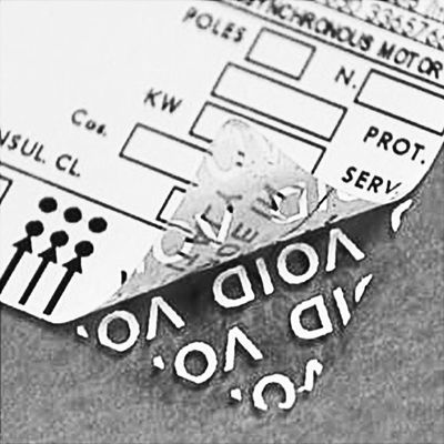 Etiquetas evidentes de la seguridad del pisón de la autenticidad ISO9001 para los cosméticos