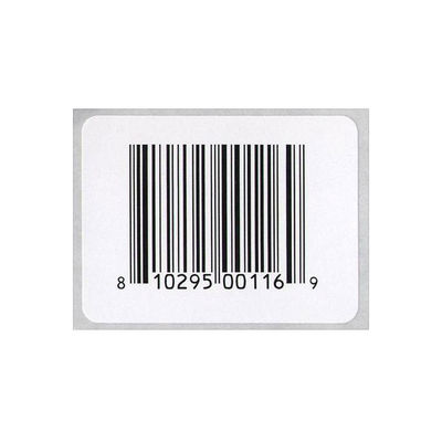 Etiquetas de código de barras de encargo del alto supermercado blanco adhesivo del color