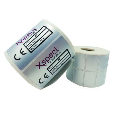 Etiquetas engomadas de empaquetado autas-adhesivo de aluminio de las etiquetas del metal que empaquetan etiquetas engomadas del sello